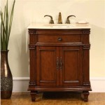 30 Inch Brown Bathroom Vanity