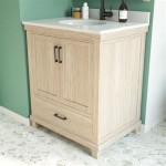 30 Inch Wood Vanity With Sink