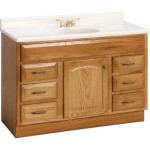 48 Inch Oak Bathroom Vanity