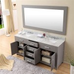 72 Inch Vanity Top Double Sink