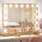 Hollywood Vanity Mirror With Led Lights