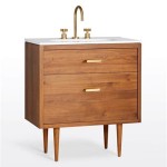 Mid Century Bathroom Vanity 30 Inch