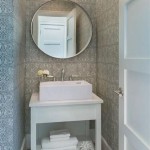 Powder Room Vanity With Vessel Sink