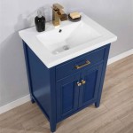Single Bathroom Vanity With Sink 24 Inch