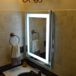 Small Vanity With Lighted Mirror