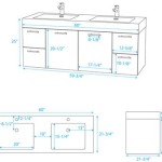 Standard Size Double Sink Vanity