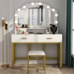 Table Top Vanity Mirror With Lights