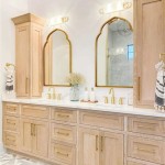White Bathroom Vanity With Gold Hardware
